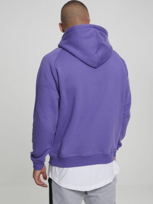 Мъжки изчистен виолетов суичър Urban Classics ultraviolet TB014
