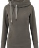 Дамски суичър в цвят маслина Urban Classics Ladies Long Logopatch Hoody, Urban Classics, Суичъри - Complex.bg