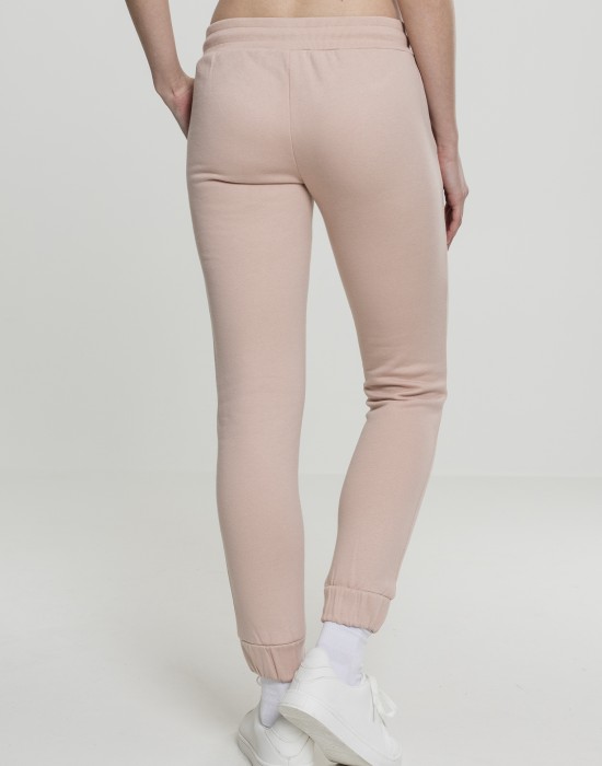 Дамско долнище в розов цвят Urban Classics Ladies Sweatpants lightrose, Urban Classics, Долнища - Complex.bg