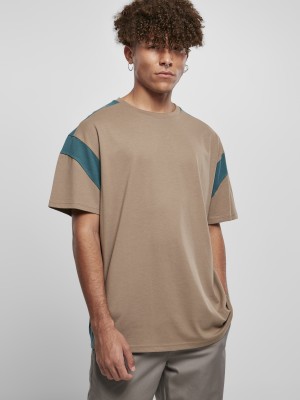 Мъжка тениска в цвят каки Urban Classics Active 