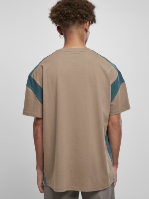 Мъжка тениска в цвят каки Urban Classics Active  Мъжка тениска в цвят каки Urban Classics Active
