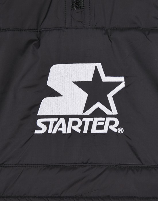 Мъжко яке ветровка в черно Starter Logo Windbreaker, STARTER, Ветровки - Complex.bg