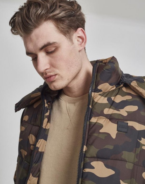 Мъжко зимно яке Urban Classics woodcamo, Urban Classics, Зимни якета - Complex.bg