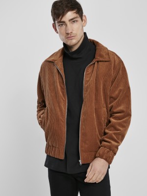 Мъжко яке в кафяво Urban Classics Boxy Corduroy