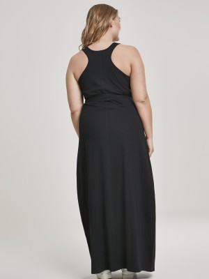 Дълга рокля Urban Classics в черен цвят