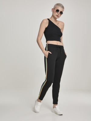 Дамски къс топ с едно рамо Urban Classics в черно