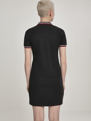 Черна рокля с якичка Urban Classics