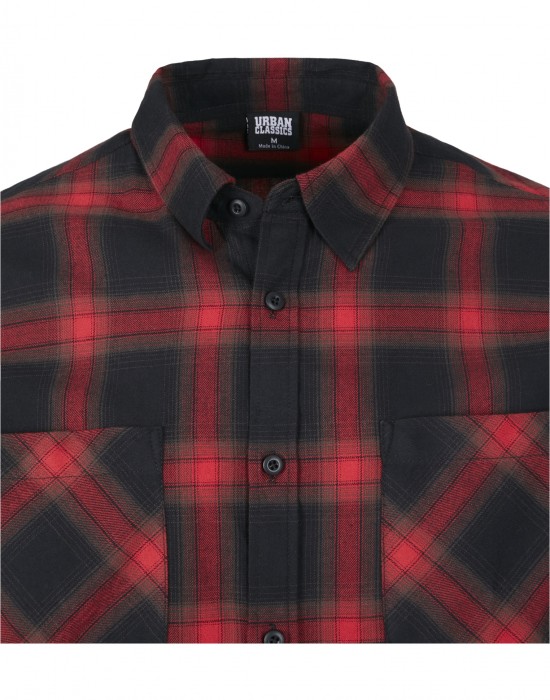 Мъжка карирана риза Urban Classics Checked Flanell, Urban Classics, Ризи - Complex.bg