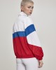 Дамско спортно горнище Urban Classics white/firered/brightblue, Urban Classics, Якета - Complex.bg