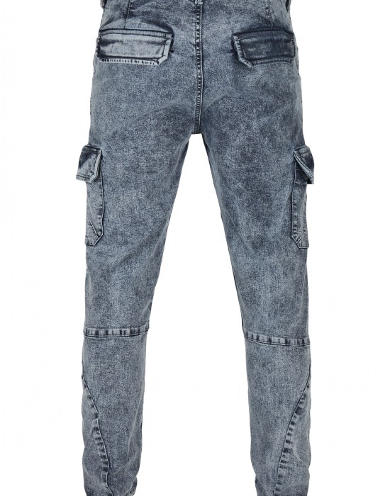 Мъжки дънков карго панталон в синьо Urban Classics Denim Cargo, Urban Classics, Дънки - Complex.bg