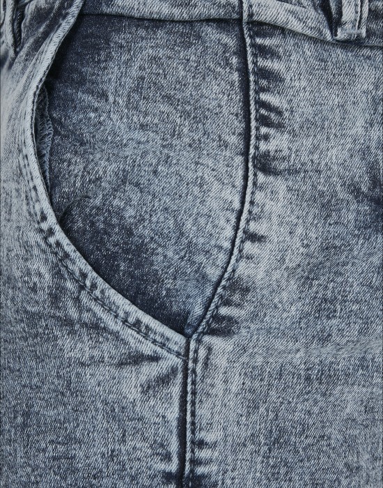 Мъжки дънков карго панталон в синьо Urban Classics Denim Cargo, Urban Classics, Дънки - Complex.bg