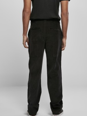 Мъжки панталон в черно Urban Classics Corduroy Workwear 