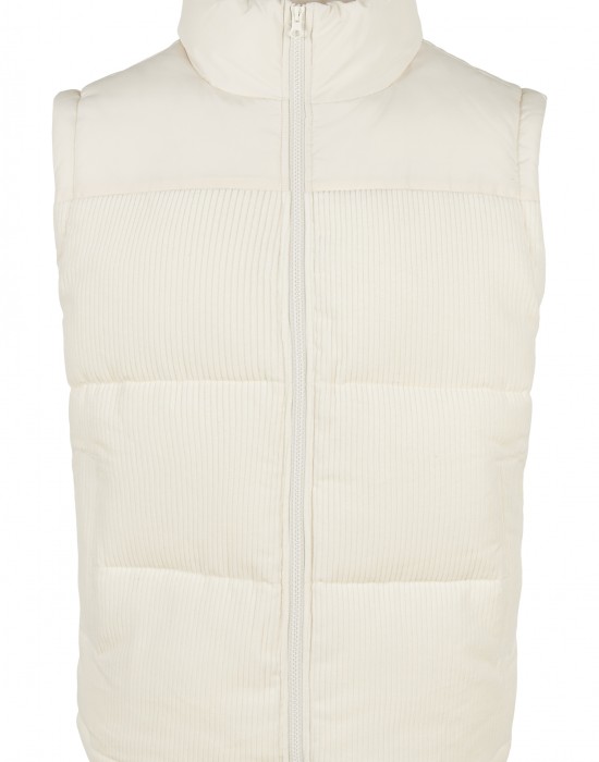 Мъжко яке без ръкави в бежово Urban Classics Cord Vest, Urban Classics, Якета - Complex.bg