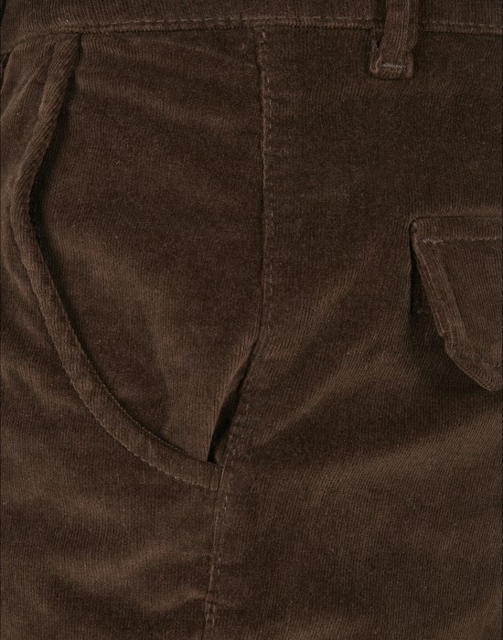 Мъжки карго панталон в кафяво Urban Classics Corduroy, Urban Classics, Панталони - Complex.bg