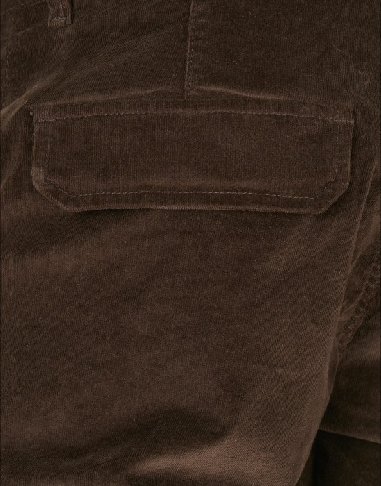 Мъжки карго панталон в кафяво Urban Classics Corduroy, Urban Classics, Панталони - Complex.bg