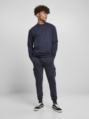 Мъжка блуза в тъмносиньо Urban Classics Crewneck Sweatshirt