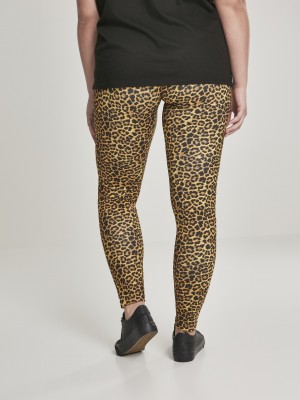 Дамски клин Urban Classics с леопардов десен