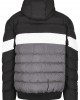 Мъжко зимно яке в черно и сиво Urban Classics Colorblock Bubble, Urban Classics, Зимни якета - Complex.bg