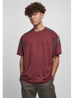 Мъжка тениска в тъмночервено Urban Classics Active