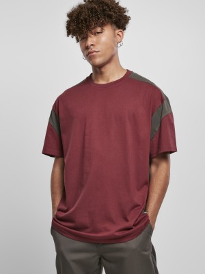 Мъжка тениска в тъмночервено Urban Classics Active