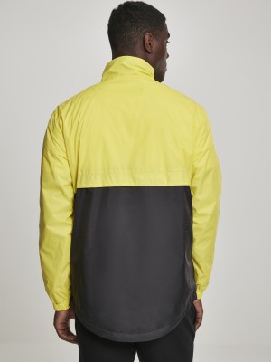 Мъжко яке ветровка Urban Classics brightyellow/blk