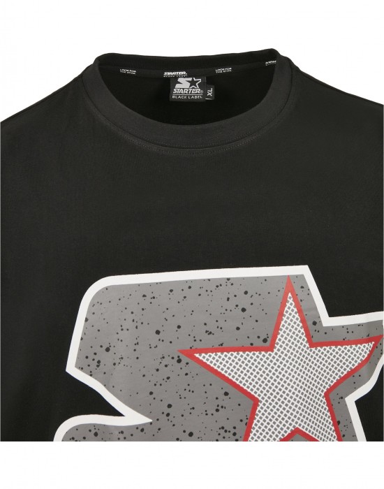 Мъжка тениска Starter Multicolored Logo в черно, STARTER, Тениски - Complex.bg