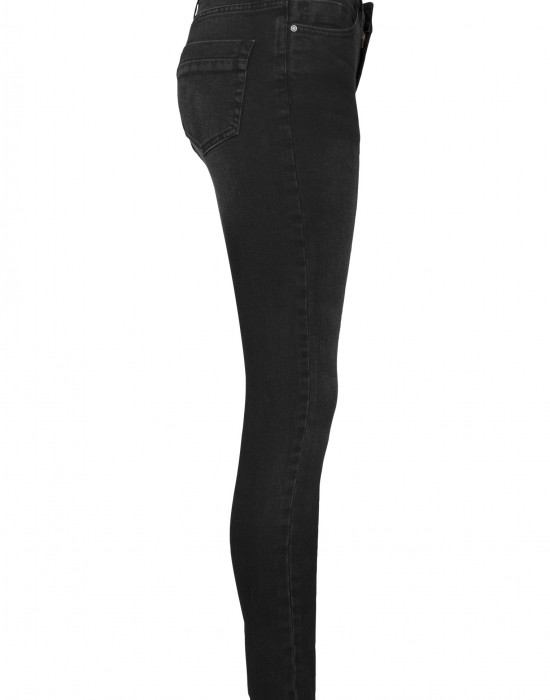 Дамски дънки в черно от Urban Classics Ladies Skinny Denim Pants, Urban Classics, Дънки - Complex.bg