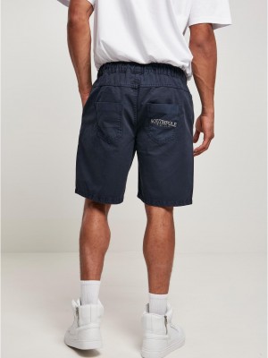 Мъжки тъмносини къси панталони Southpole Twill
