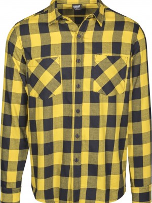 Мъжка карирана риза Urban Classics blkhoney Мъжка карирана риза Urban Classics blkhoney