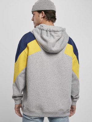 Мъжки сив суичър Urban Classics 3-Tone