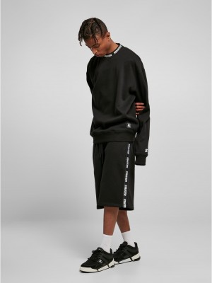 Мъжка блуза Starter Jaquard Rib в черен цвят