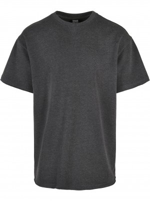 Мъжка тъмносива тениска Urban Classics Herringbone Terry Мъжка тъмносива тениска Urban Classics Herringbone Terry