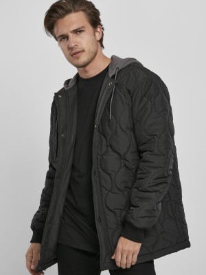 Мъжко черно яке Urban Classics Quilted