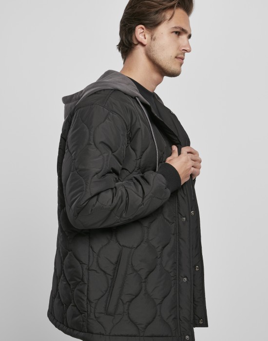 Мъжко черно яке Urban Classics Quilted, Urban Classics, Якета Пролет / Есен - Complex.bg