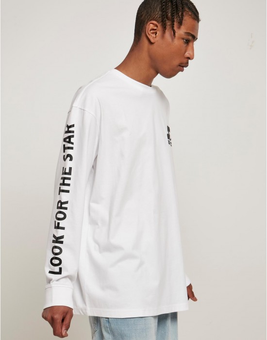 Мъжка блуза в бял цвят Starter Logo Oversize, STARTER, Блузи - Complex.bg
