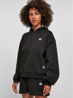 Дамски суичър Starter Essential Oversized в черен цвят