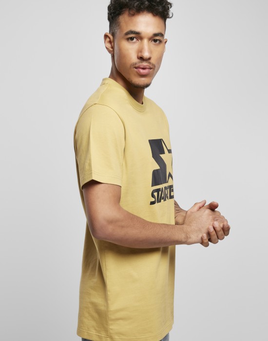 Мъжка тениска в жълт цвят Starter Logo Tee, STARTER, Тениски - Complex.bg