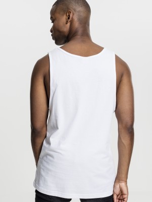 Мъжки потник Urban Classics в бял цвят