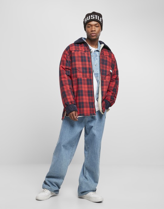 Мъжко карирано яке Southpole Check Flannel Sherpa, Southpole, Якета Пролет / Есен - Complex.bg