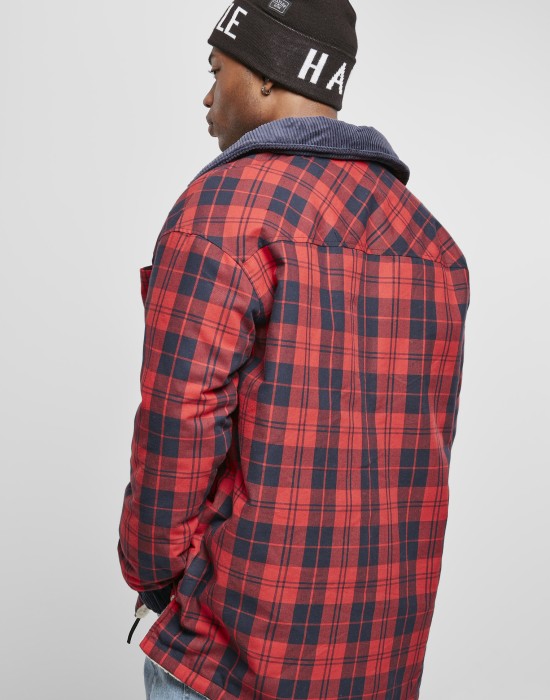 Мъжко карирано яке Southpole Check Flannel Sherpa, Southpole, Якета Пролет / Есен - Complex.bg