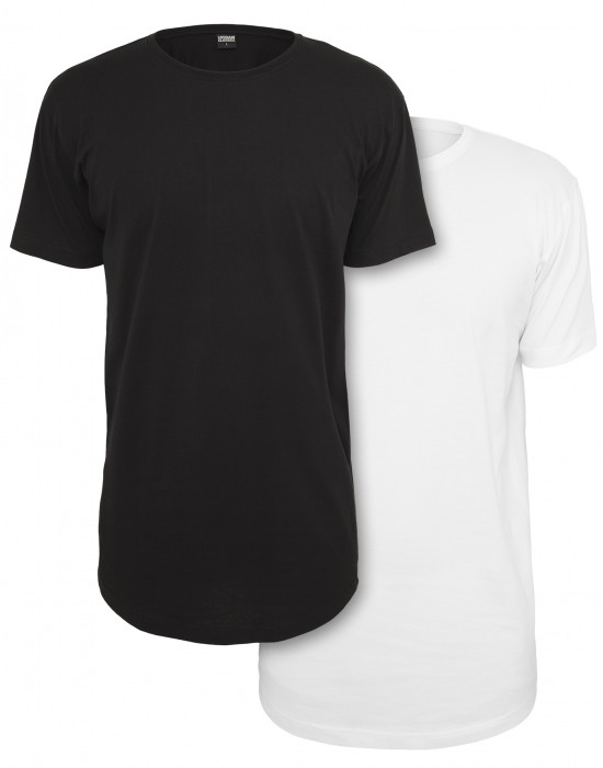 Комплект две дълги тениски в черно и бяло Urban Classics, Urban Classics, Тениски - Complex.bg