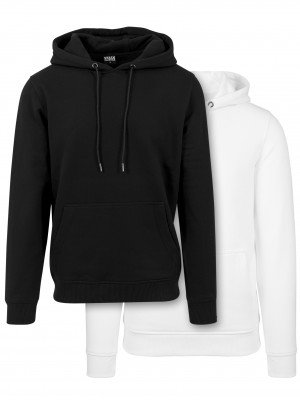 Комплект суичъри черно и бяло Urban Classics