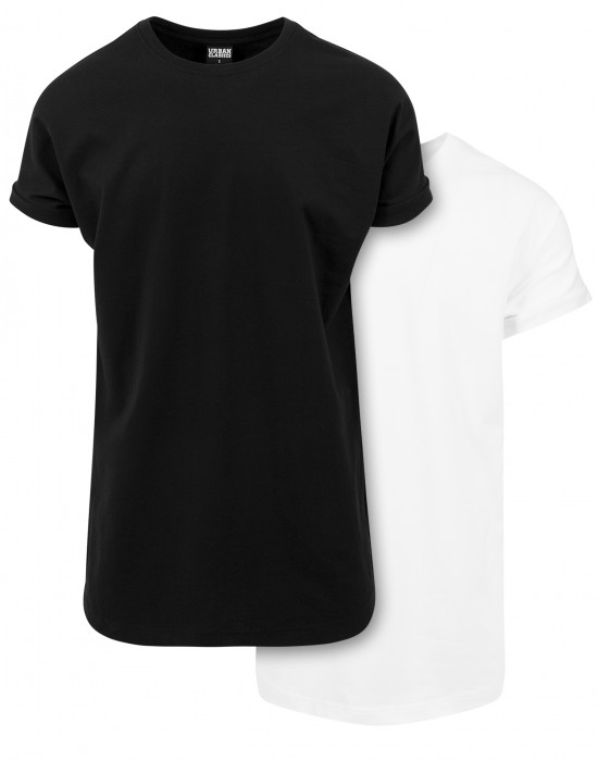 Комплект две мъжки тениски в бяло и черно Urban Classics, Urban Classics, Тениски - Complex.bg