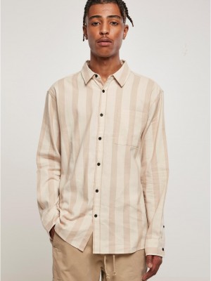 Мъжка риза в бежово Urban Classics