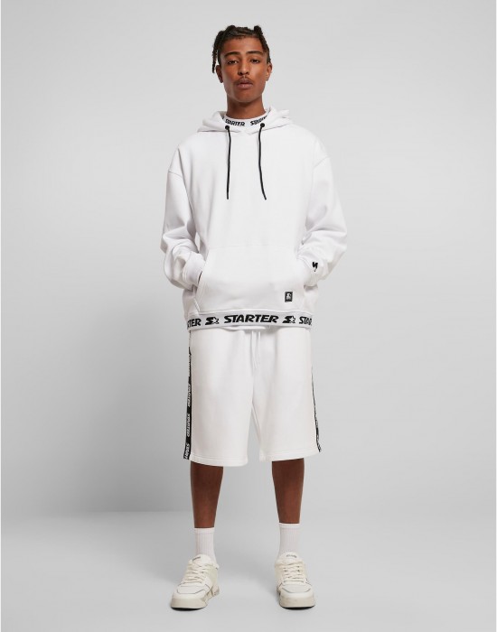 Мъжки суичър Starter Jaquard Rib в черен цвят, STARTER, Суичъри - Complex.bg