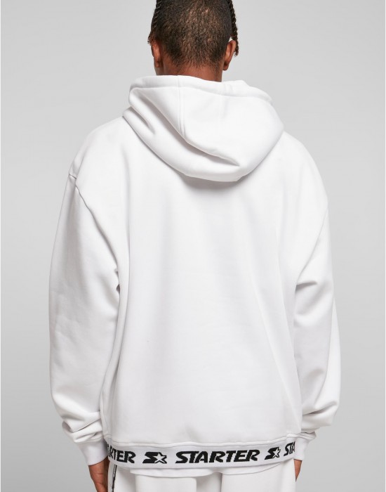 Мъжки суичър Starter Jaquard Rib в черен цвят, STARTER, Суичъри - Complex.bg