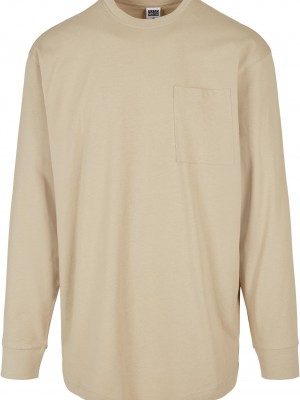 Мъжка блуза в пясъчен цвят Urban Classics concrete