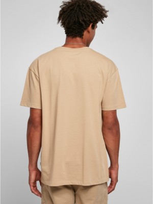 Мъжка бежова тениска Urban Classics Organic Basic unionbeige Мъжка бежова тениска Urban Classics Organic Basic unionbeige