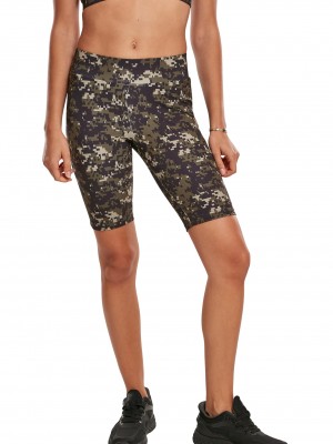 Дамски клин в тъмен камуфлажен десен Urban Classics Camo Tech