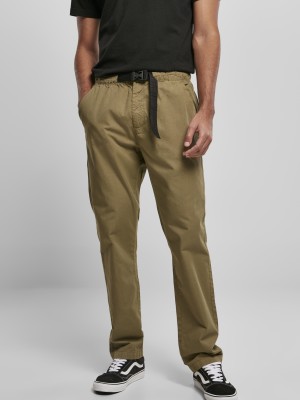 Мъжки чино панталон в цвят светла маслина Urban Classics